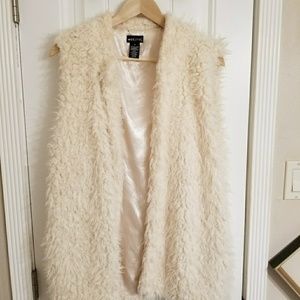 Wet Seal Faux Fur Vest